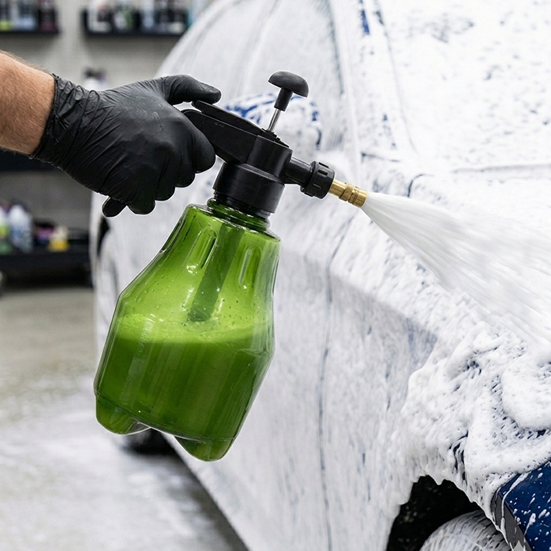 Foam Cannon Car Wash - 1.5L 洗車スプレーボトル洗浄缶手持ち式洗車散水車家庭園芸空気圧噴霧器クリーニングツール