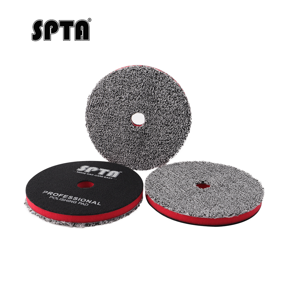 Wax Applicator Pad - Sptaマイクロファイバー切断ワックス除去パッド、ワックスアプリケーター、ワックスアプリケーター、研磨、傷、ボルテックスリムーバーパッド、3 