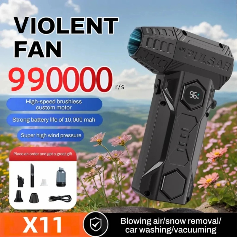 送風機 X11 超強力 990000RPM 圧縮空気ダスター - Dryer Car Blower のレビューと価格