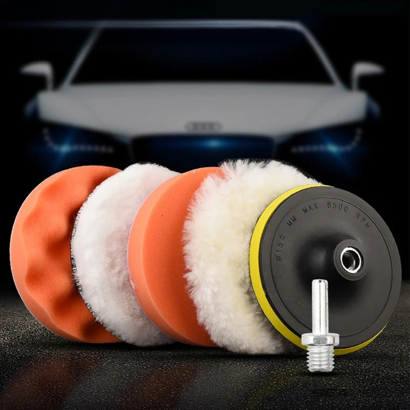 6 ピース/セット車研磨スポンジパッドキットフォームパッドバ - Polish Pad Set Buffer のレビューと価格