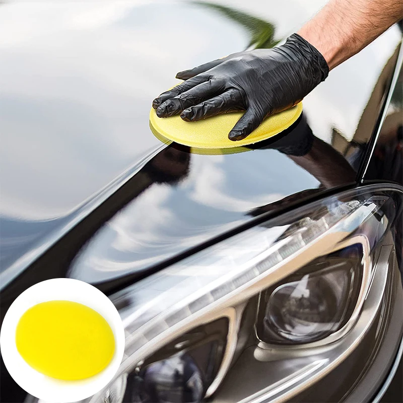 12個入り丸型カーワックス研磨フォームスポンジパッド、高密度 - Wax Applicator Pad のレビューと価格